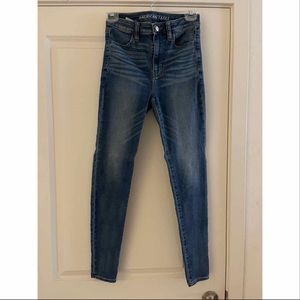 American eagle super stretch skinny jeans size 2